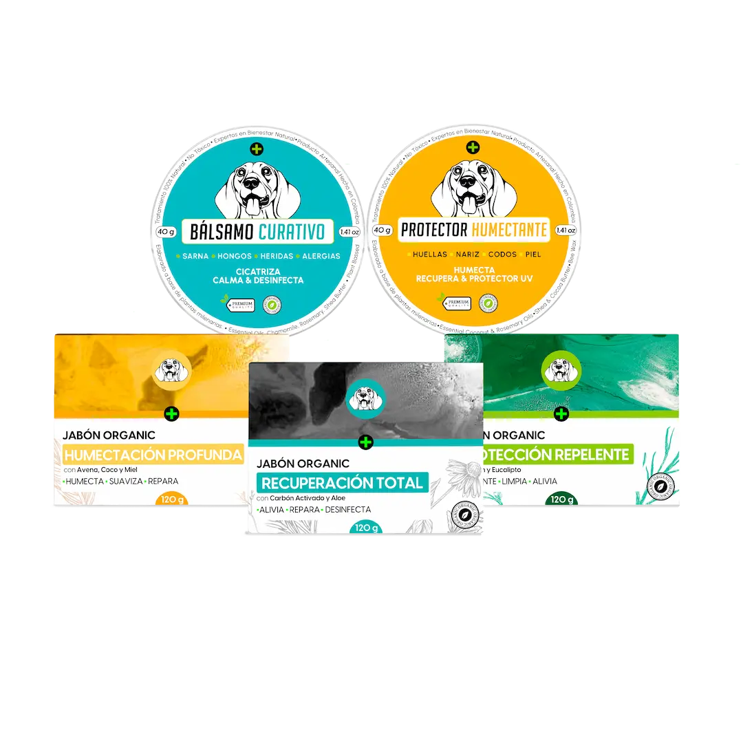 MEGA Kit Organic Pet - Productos naturales para el cuidado de tu mascota